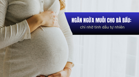 Ngăn ngừa muỗi cho bà bầu: chỉ nhờ tinh dầu tự nhiên