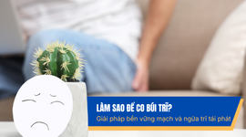 Làm sao để co búi trĩ? Giải pháp bền thành mạch và ngừa trĩ tái phát