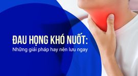 Đau họng khó nuốt: Những giải pháp hay nên lưu ngay