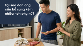 Tại sao đàn ông cần bổ sung kẽm nhiều hơn phụ nữ?