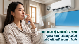 Dung dịch vệ sinh mũi Zenko - "người bạn" của người bị khô rát mũi do máy lạnh