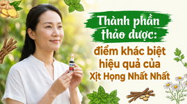 Thành phần thảo dược: điểm khác biệt hiệu quả của Xịt Họng Nhất Nhất
