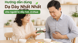 Hướng dẫn dùng Dạ Dày Nhất Nhất cho người bị đầy hơi, ợ chua