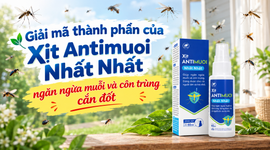 Giải mã thành phần của Xịt Antimuoi Nhất Nhất - ngăn ngừa muỗi và côn trùng cắn đốt
