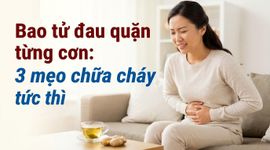 Bao tử đau quặn từng cơn: 3 mẹo chữa cháy tức thì
