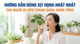 Hướng dẫn dùng xịt họng nhất nhất cho người bị viêm thanh quản, khản tiếng