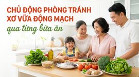 Chủ động phòng tránh xơ vữa động mạch qua từng bữa ăn