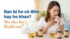 Bạn bị ho có đờm hay ho khan? Nên chọn loại bổ phế nào?