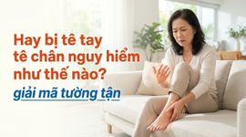 Hay bị tê tay tê chân nguy hiểm như thế nào? giải mã tường tận