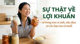 Sự thật về lợi khuẩn có trong men vi sinh, sữa chua và các loại rau củ muối