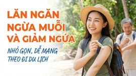 Lăn ngăn ngừa muỗi và giảm ngứa - nhỏ gọn, dễ mang theo đi du lịch