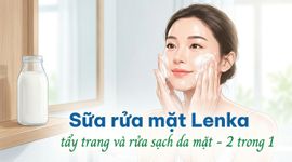 Sữa rửa mặt Lenka: tẩy trang và rửa sạch da mặt - 2 trong 1
