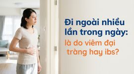 Đi ngoài nhiều lần trong ngày: là do viêm đại tràng hay IBS?