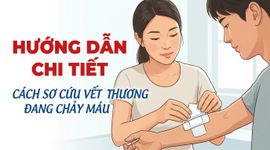 Hướng dẫn chi tiết cách sơ cứu vết thương đang chảy máu