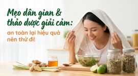 Mẹo dân gian & thảo dược giải cảm: an toàn lại hiệu quả nên thử đi!