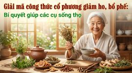 Giải mã công thức cổ phương giảm ho, bổ phế: bí quyết giúp các cụ sống thọ