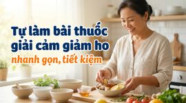 Tự làm bài thuốc giải cảm giảm ho nhanh gọn, tiết kiệm