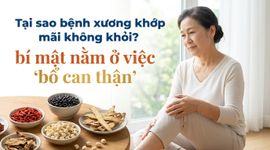 Tại sao bệnh xương khớp mãi không khỏi? bí mật nằm ở "bổ can thận"