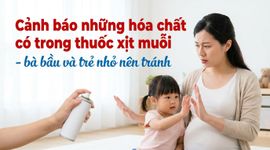 Cảnh báo những hóa chất có trong thuốc xịt muỗi - bà bầu và trẻ nhỏ nên tránh
