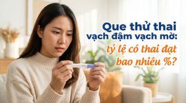 Que thử thai vạch đậm vạch mờ: tỷ lệ có thai đạt bao nhiêu %?