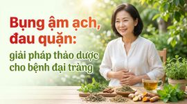 Bụng ậm ạch, đau quặn: giải pháp thảo dược cho bệnh đại tràng
