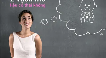 Que thử thai 2 vạch mờ liệu có thai không?