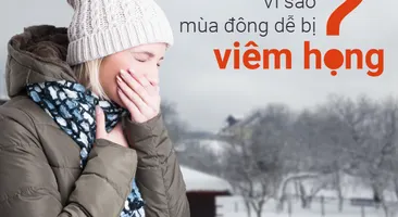 Vì sao mùa đông dễ bị viêm họng?