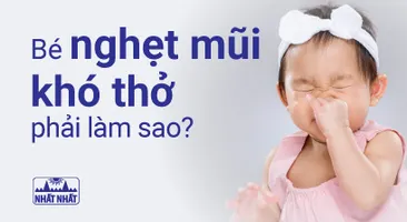 Giải đáp thắc mắc cho mẹ “Bé nghẹt mũi khó thở phải làm sao?”