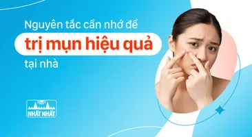 Nguyên tắc cần nhớ để trị mụn hiệu quả tại nhà