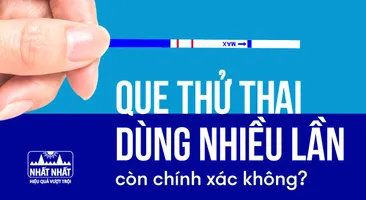Que thử thai dùng nhiều lần còn chính xác không?