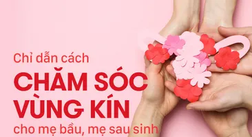 Chỉ dẫn cách chăm sóc vùng kín cho mẹ bầu, mẹ sau sinh