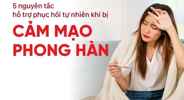 5 nguyên tắc hỗ trợ phục hồi tự nhiên khi bị cảm mạo phong hàn