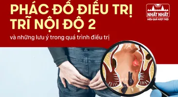 Phác đồ điều trị trĩ nội độ 2 và những lưu ý trong quá trình điều trị