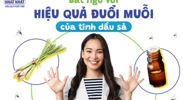 Bất ngờ với hiệu quả đuổi muỗi của tinh dầu sả!