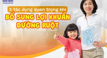 5 tác dụng quan trọng khi bổ sung lợi khuẩn đường ruột