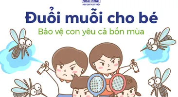 Đuổi muỗi cho bé: Bảo vệ con yêu cả bốn mùa