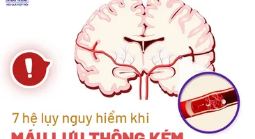 7 hệ lụy nguy hiểm khi máu lưu thông kém