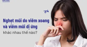 Nghẹt mũi do viêm xoang và viêm mũi dị ứng khác nhau thế nào?