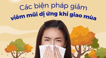 Các biện pháp giảm viêm mũi dị ứng khi giao mùa