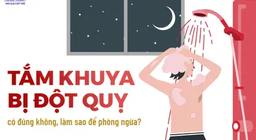 Tắm khuya bị đột quỵ có đúng không, làm sao để phòng ngừa?