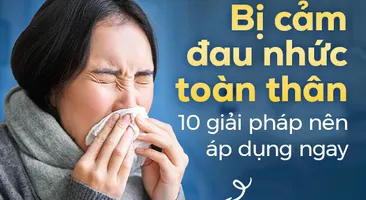 Bị cảm đau nhức toàn thân: 10 giải pháp nên áp dụng ngay
