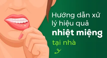 Hướng dẫn xử lý nhiệt miệng hiệu quả tại nhà