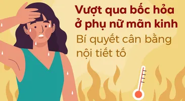 Vượt qua bốc hỏa ở phụ nữ mãn kinh: Bí quyết cân bằng nội tiết tố