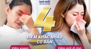 4 điểm khác nhau cơ bản giữa viêm xoang và viêm mũi dị ứng