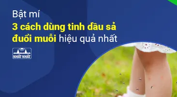 Bật mí 3 cách dùng tinh dầu sả đuổi muỗi hiệu quả