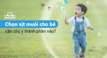Chọn xịt muỗi cho bé cần chú ý thành phần nào?