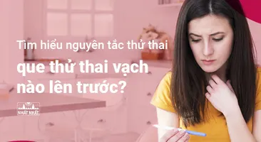 Tìm hiểu nguyên tắc thử thai que thử thai vạch nào lên trước?