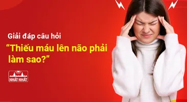 Giải đáp câu hỏi “Thiếu máu lên não phải làm sao?”
