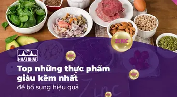 Top những thực phẩm giàu kẽm nhất để bổ sung hiệu quả