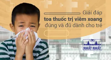 Giải đáp toa thuốc trị viêm xoang đúng và đủ dành cho trẻ